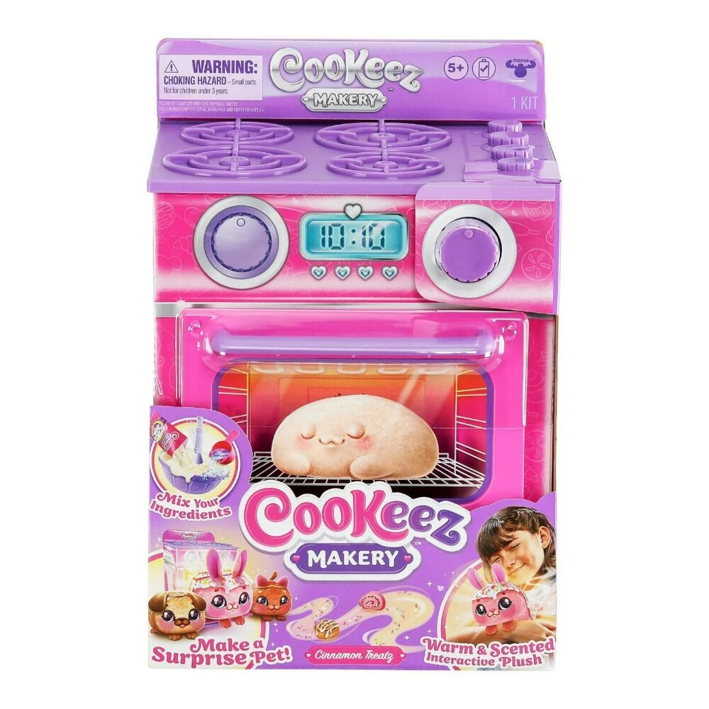 Cookeez Makery Cinnamon Treatz Pink Oven Surprise Interactive Scented Plush